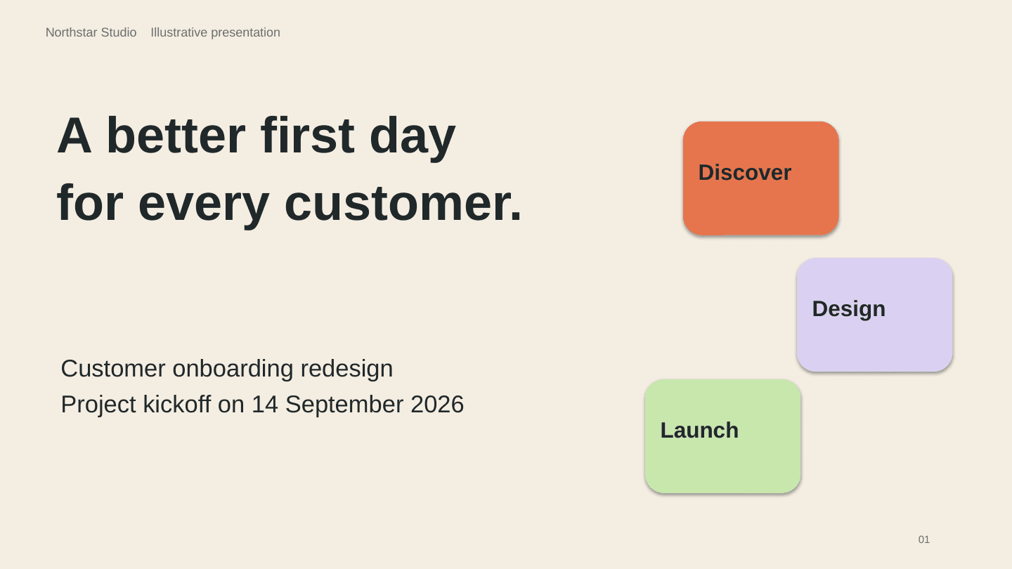 Project kickoff preview